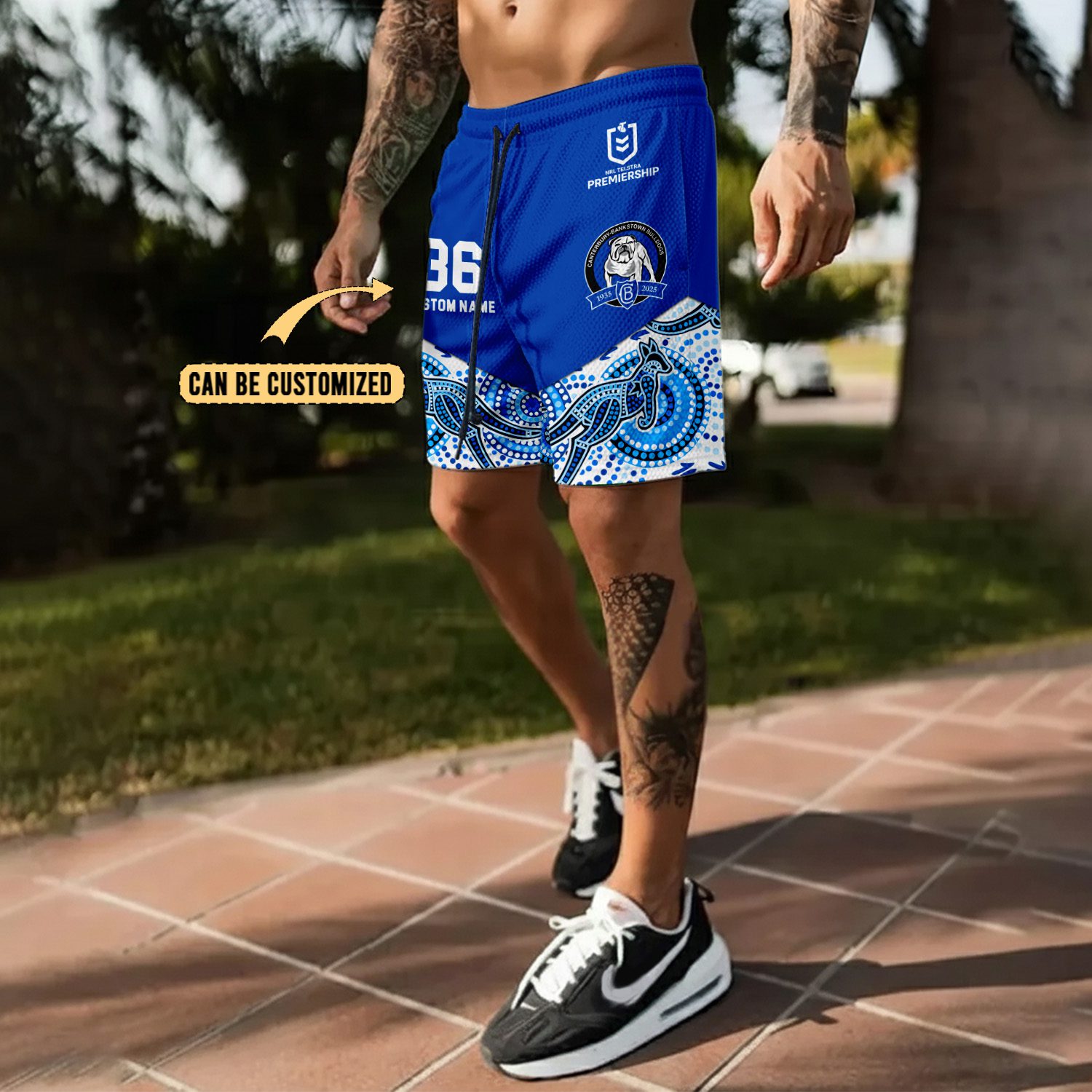 Canterbury-Bankstown Bulldogs Personalized Short Pants Gift For Fans Canterbury-Bankstown Bulldogs Personalized Short Pants Gift For Fans