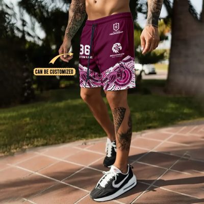Manly Warringah Sea Eagles Personalized Short Pants Gift For Fans