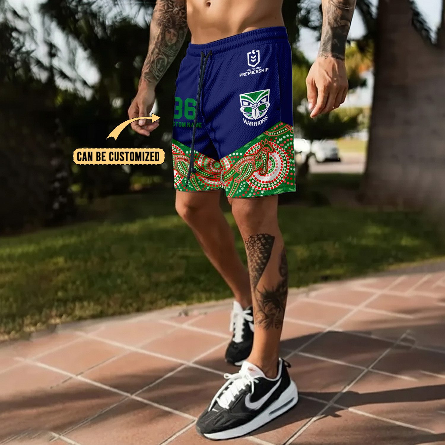 New Zealand Warriors Personalized Short Pants Gift For Fans New Zealand Warriors Personalized Short Pants Gift For Fans