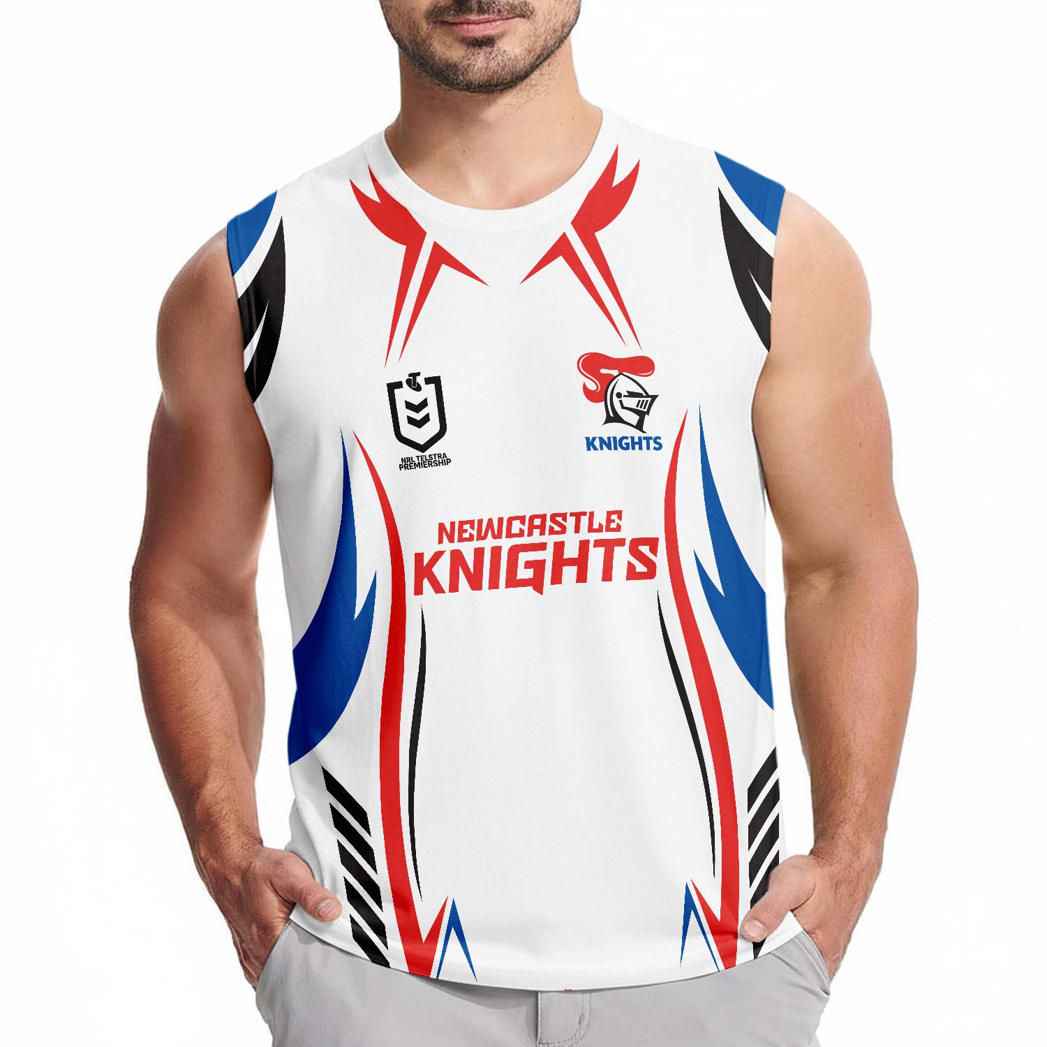 Newcastle Knights Personalized Tank Top Gift For Fans Newcastle Knights Personalized Tank Top Gift For Fans