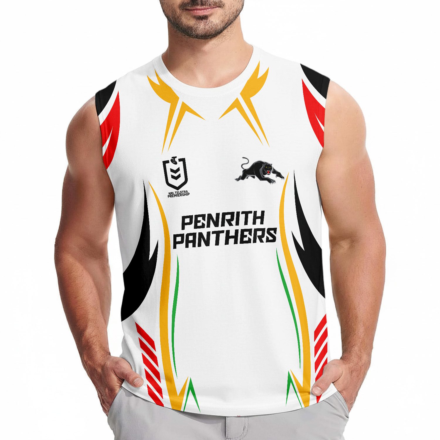 Penrith Panthers Personalized Tank Top Gift For Fans Penrith Panthers Personalized Tank Top Gift For Fans