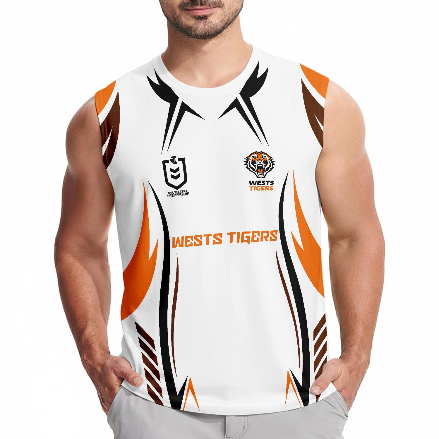 Wests Tigers Personalized Tank Top Gift For Fans Wests Tigers Personalized Tank Top Gift For Fans