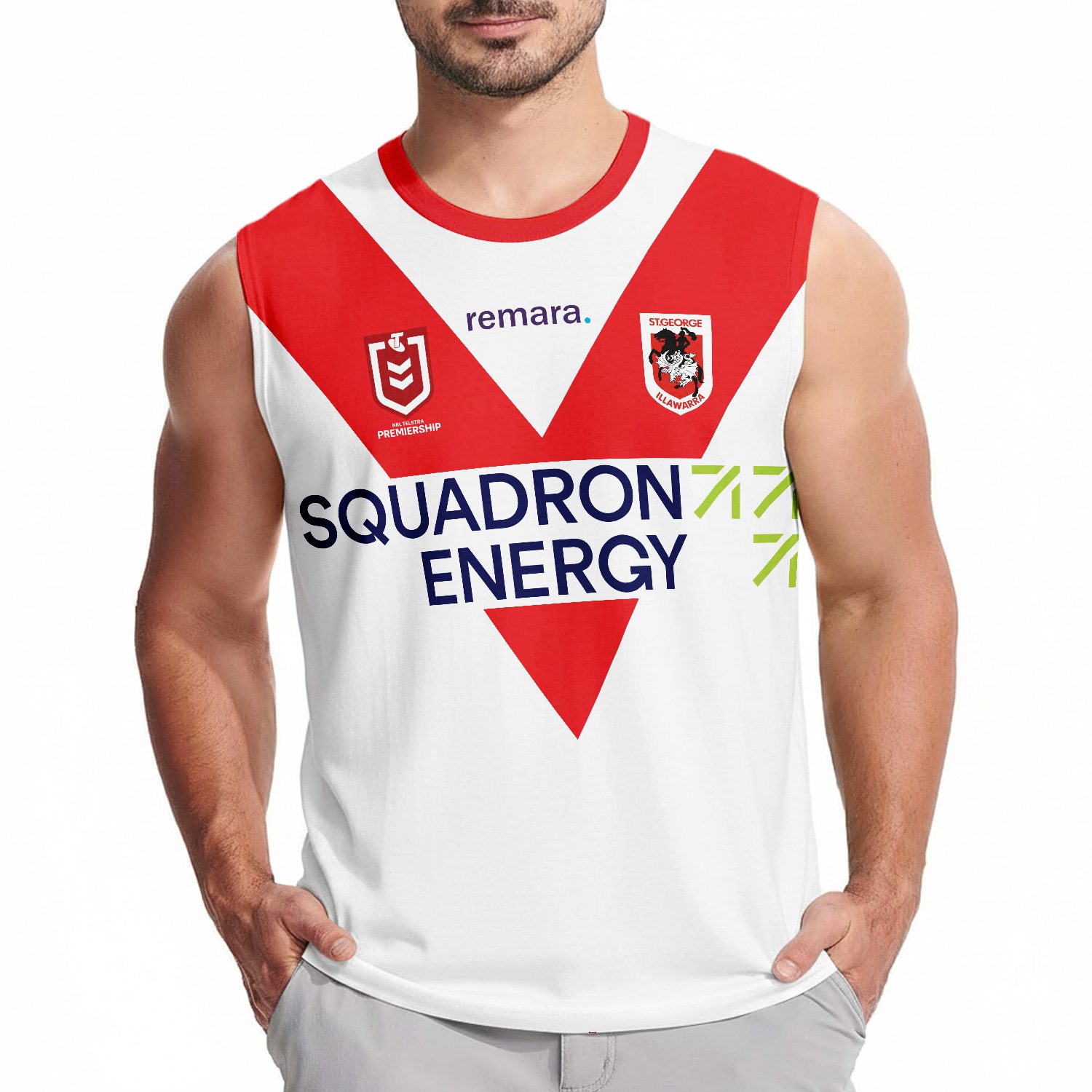 St. George Illawarra Dragons Personalized Tank Top Gift For Fans St. George Illawarra Dragons Personalized Tank Top Gift For Fans