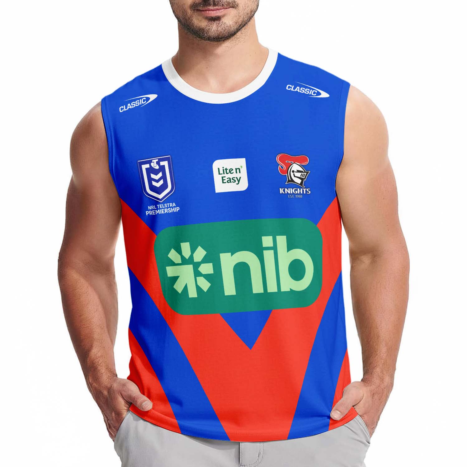 Newcastle Knights Personalized Tank Top Gift For Fans Newcastle Knights Personalized Tank Top Gift For Fans