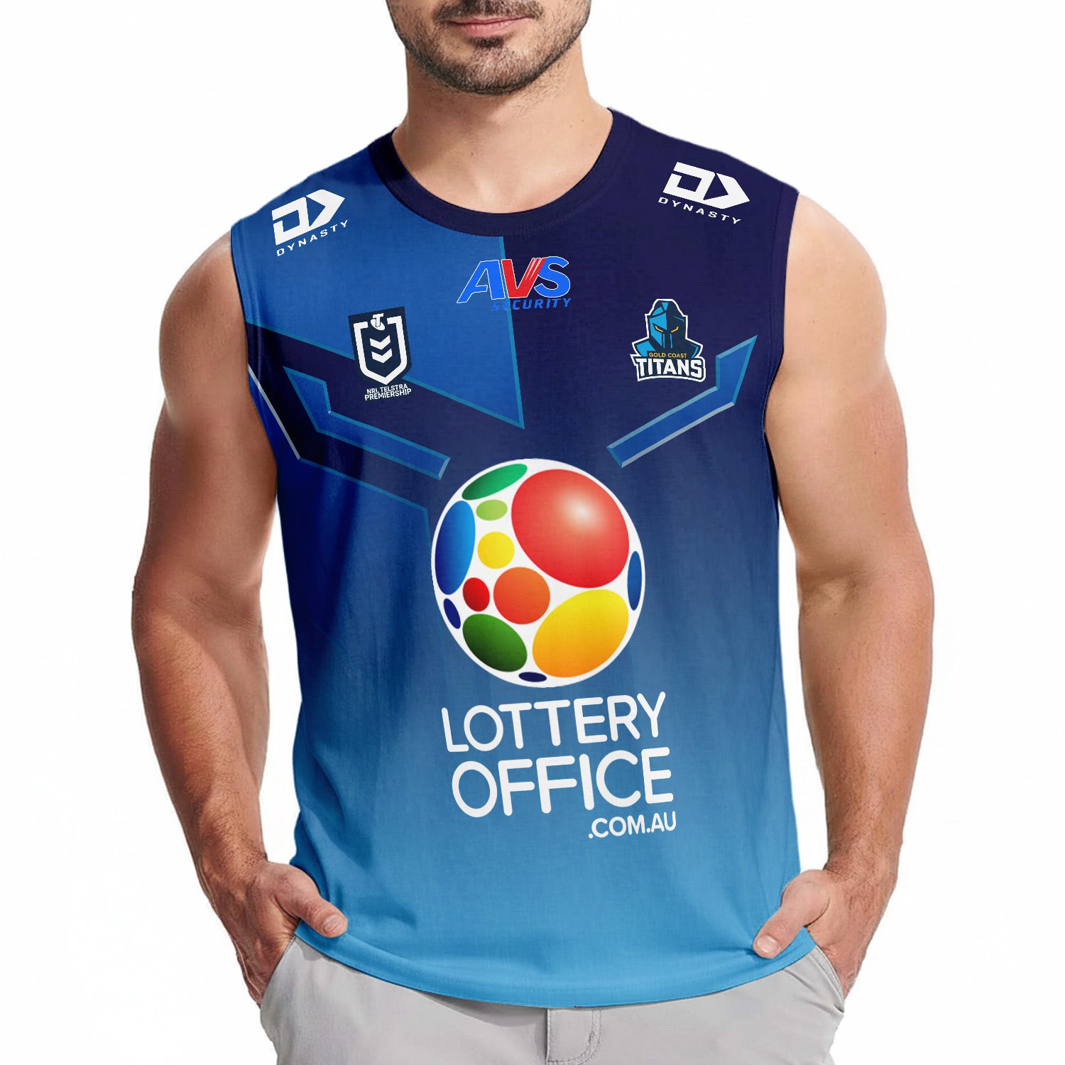 Gold Coast Titans Personalized Tank Top Gift For Fans Gold Coast Titans Personalized Tank Top Gift For Fans