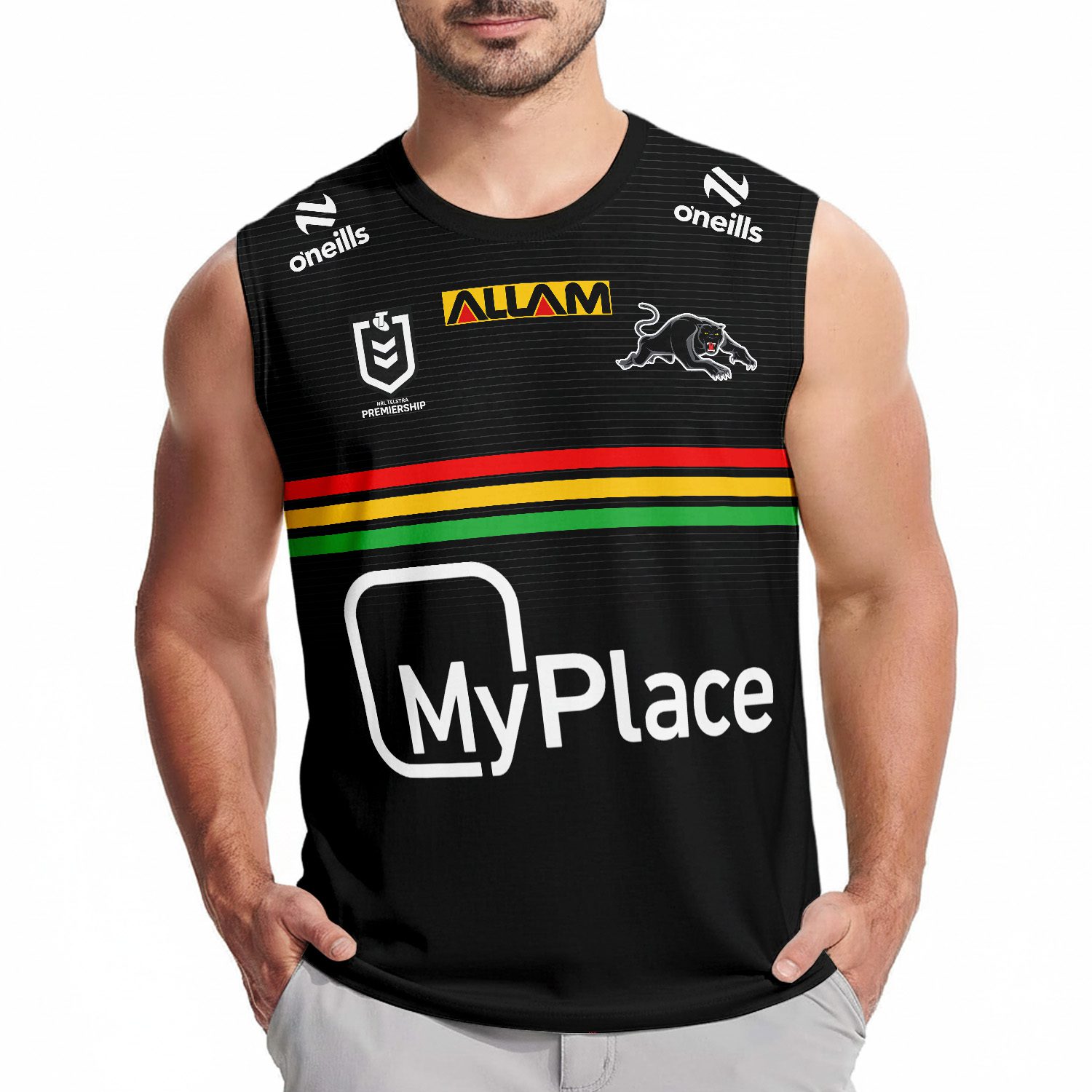Penrith Panthers Personalized Tank Top Gift For Fans Penrith Panthers Personalized Tank Top Gift For Fans