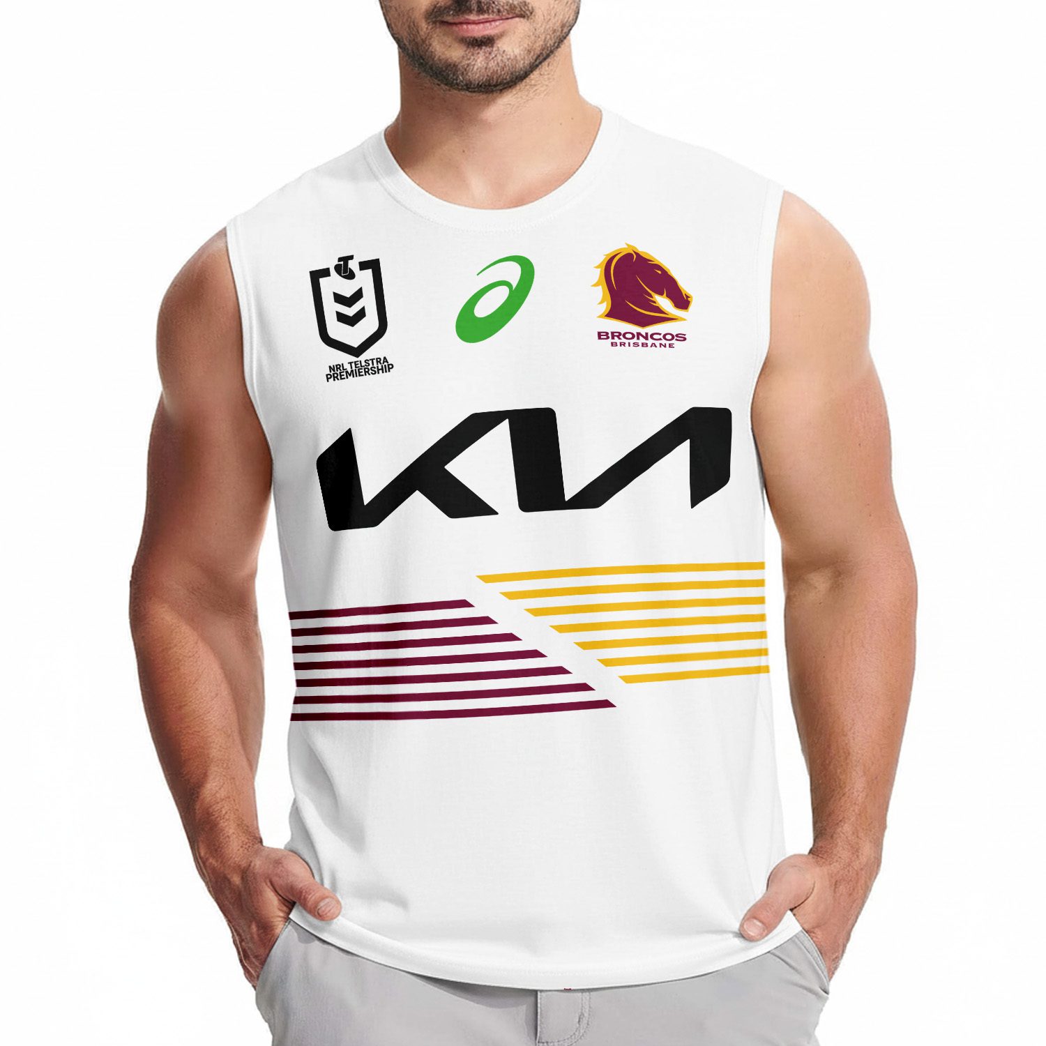 Brisbane Broncos Personalized Tank Top Gift For Fans Brisbane Broncos Personalized Tank Top Gift For Fans