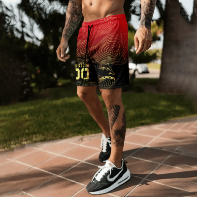 Dolphins Personalized Short Pants Gift For Fans