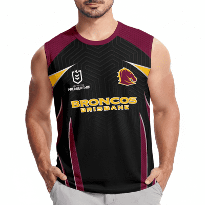 NRL Brisbane Broncos Personalized Tank Top Gift For Fans