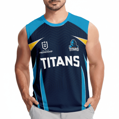 Gold Coast Titans Personalized Tank Top Gift For Fans