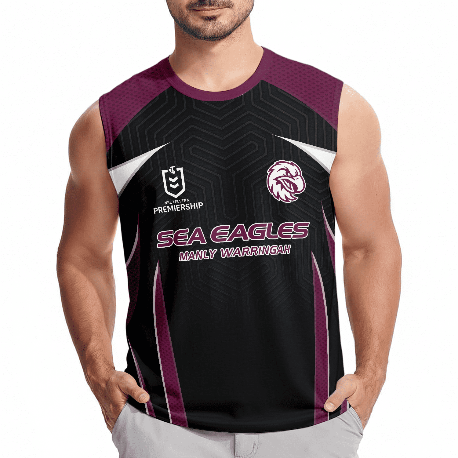 Manly Warringah Sea Eagles Personalized Tank Top Gift For Fans Manly Warringah Sea Eagles Personalized Tank Top Gift For Fans