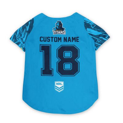 Gold Coast Titans Personalized Pet Baseball Jersey Gift For Fans