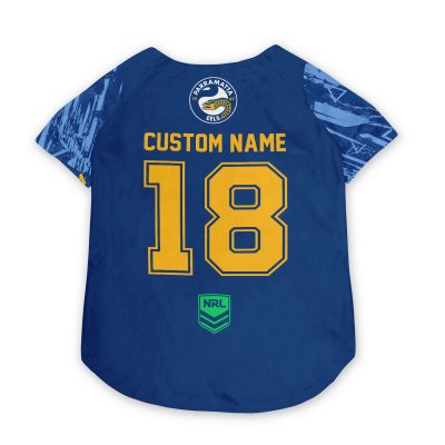 Parramatta Eels Personalized Pet Baseball Jersey Gift For Fans