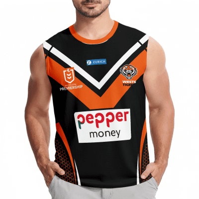 Wests Tigers Personalized Tank Top Gift For Fans