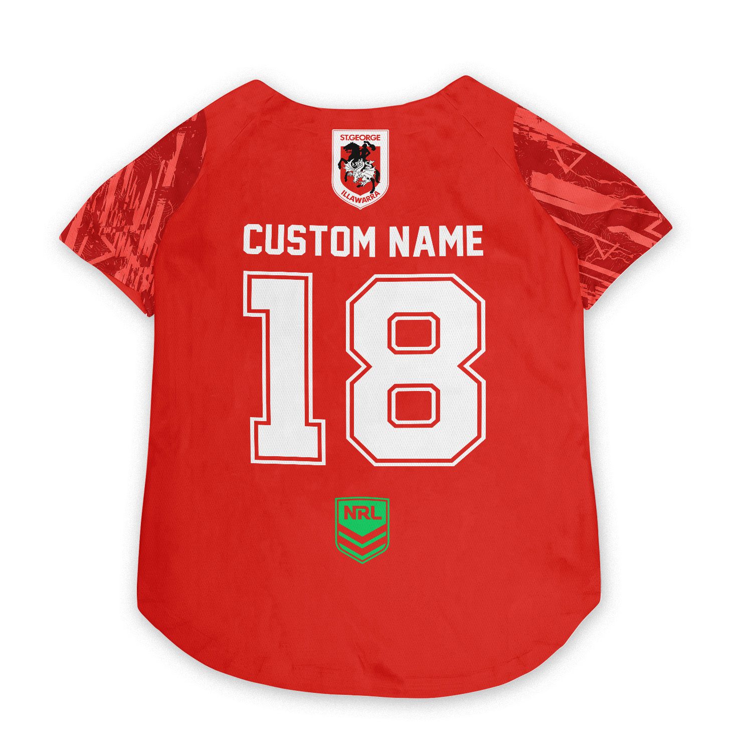 St. George Illawarra Dragons Personalized Pet Baseball Jersey Gift For Fans St. George Illawarra Dragons Personalized Pet Baseball Jersey Gift For Fans