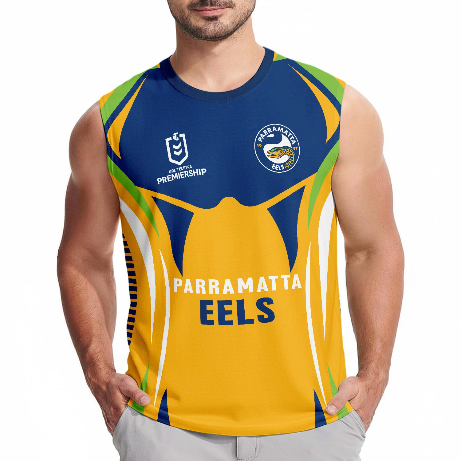 Parramatta Eels Personalized Tank Top Gift For Fans Parramatta Eels Personalized Tank Top Gift For Fans