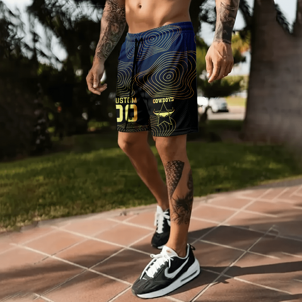 North Queensland Cowboys Personalized Short Pants Gift For Fans North Queensland Cowboys Personalized Short Pants Gift For Fans