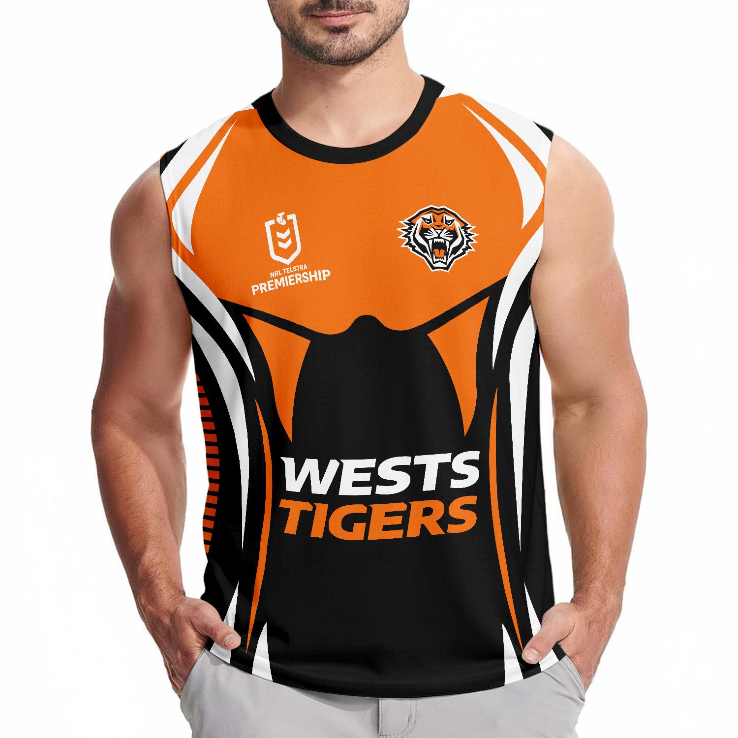 Wests Tigers Personalized Tank Top Gift For Fans Wests Tigers Personalized Tank Top Gift For Fans