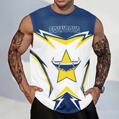 North Queensland Cowboys Personalized Tank Top Gift For Fans