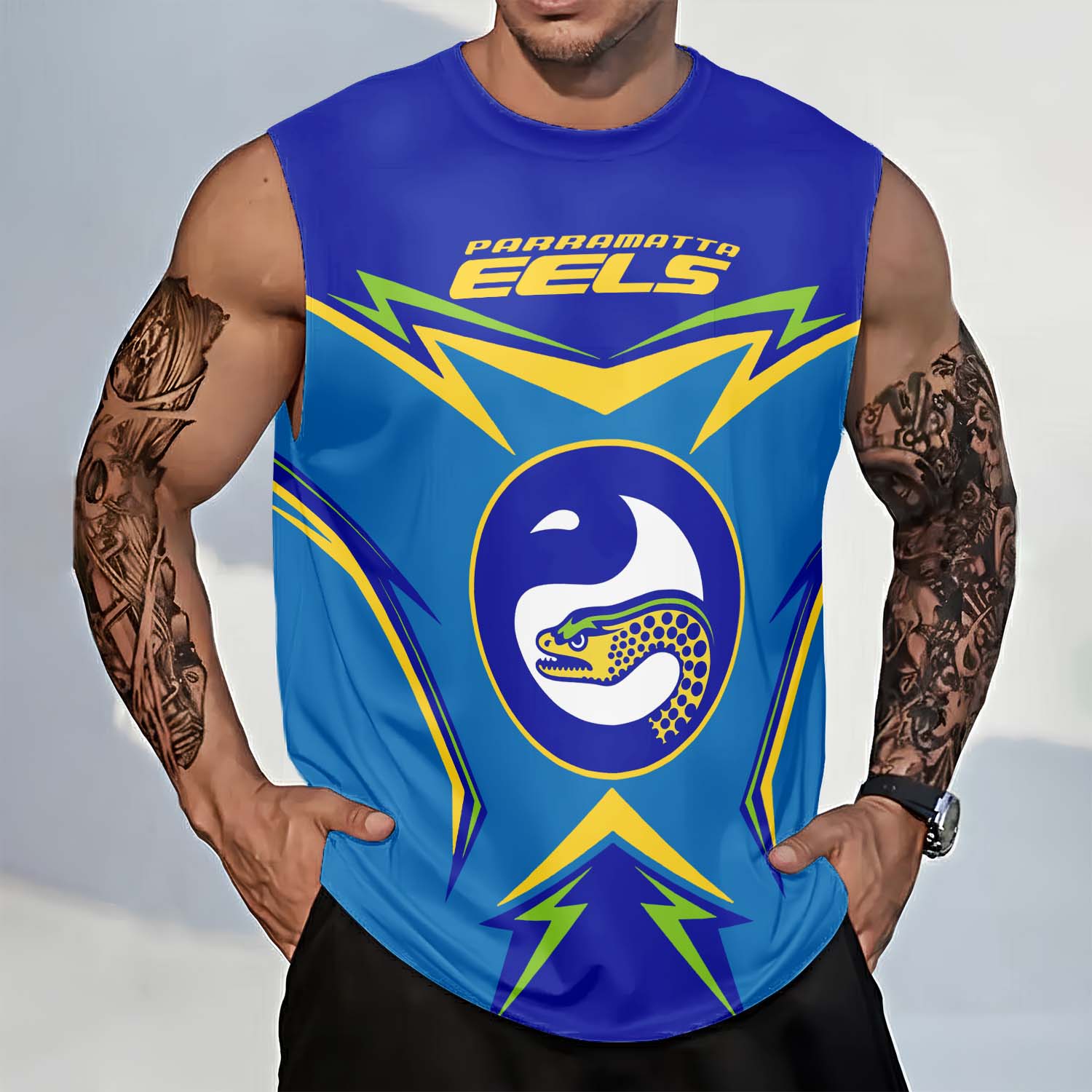 Parramatta Eels Personalized Tank Top Gift For Fans Parramatta Eels Personalized Tank Top Gift For Fans