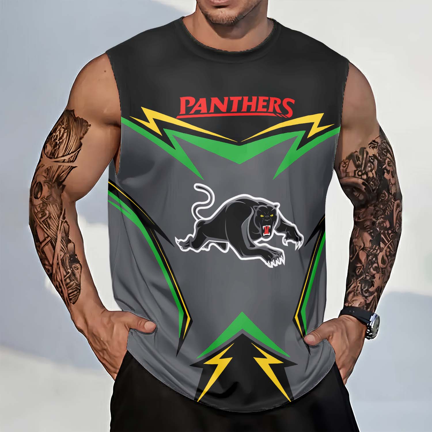 Penrith Panthers Personalized Tank Top Gift For Fans Penrith Panthers Personalized Tank Top Gift For Fans