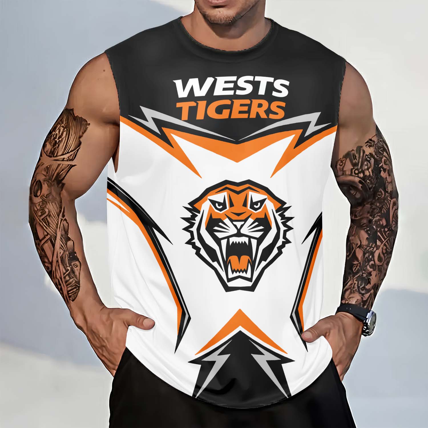 Wests Tigers Personalized Tank Top Gift For Fans Wests Tigers Personalized Tank Top Gift For Fans