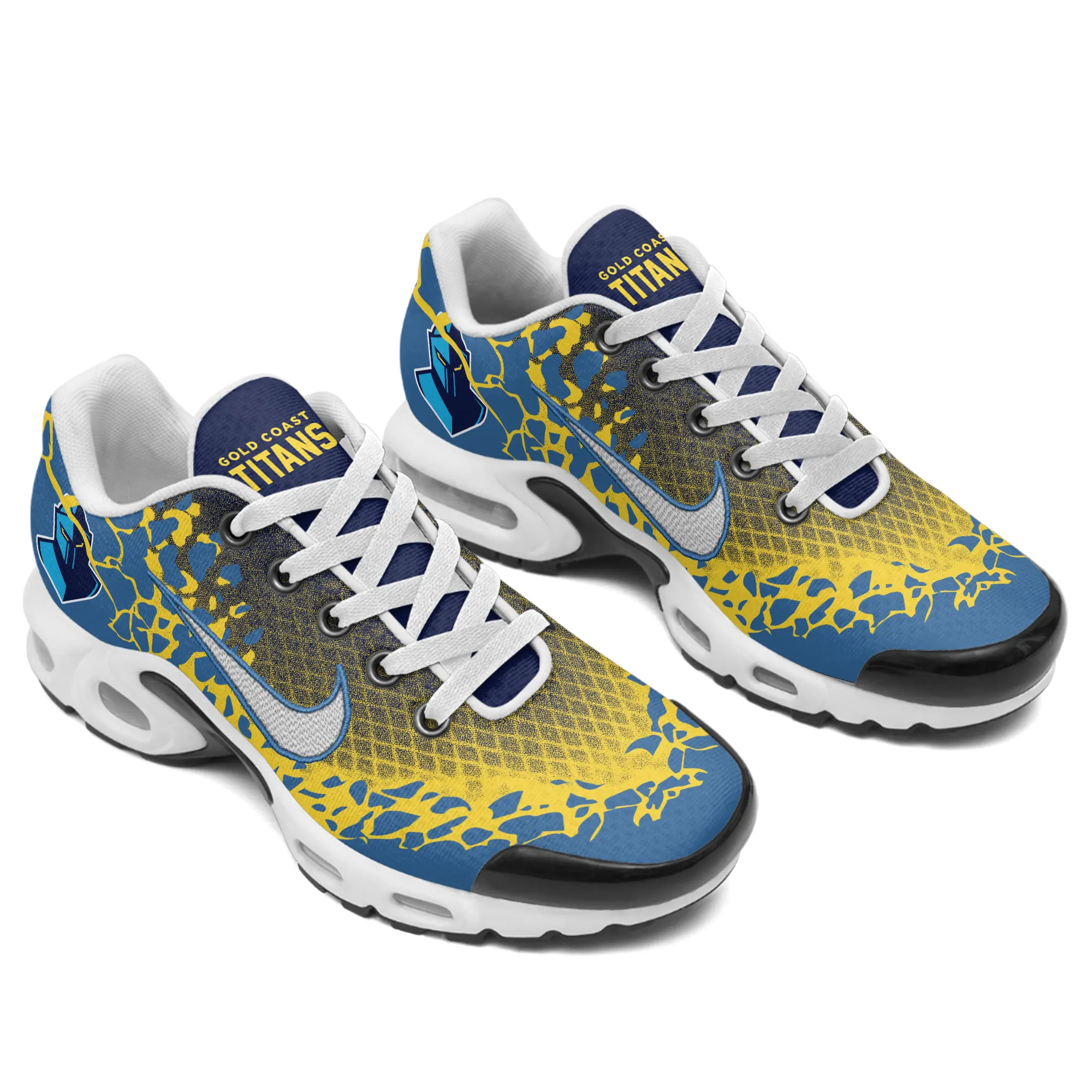 Gold Coast Titans Sports Air Max Plus Sneakers For Men And Women Gold Coast Titans Sports Air Max Plus Sneakers For Men And Women