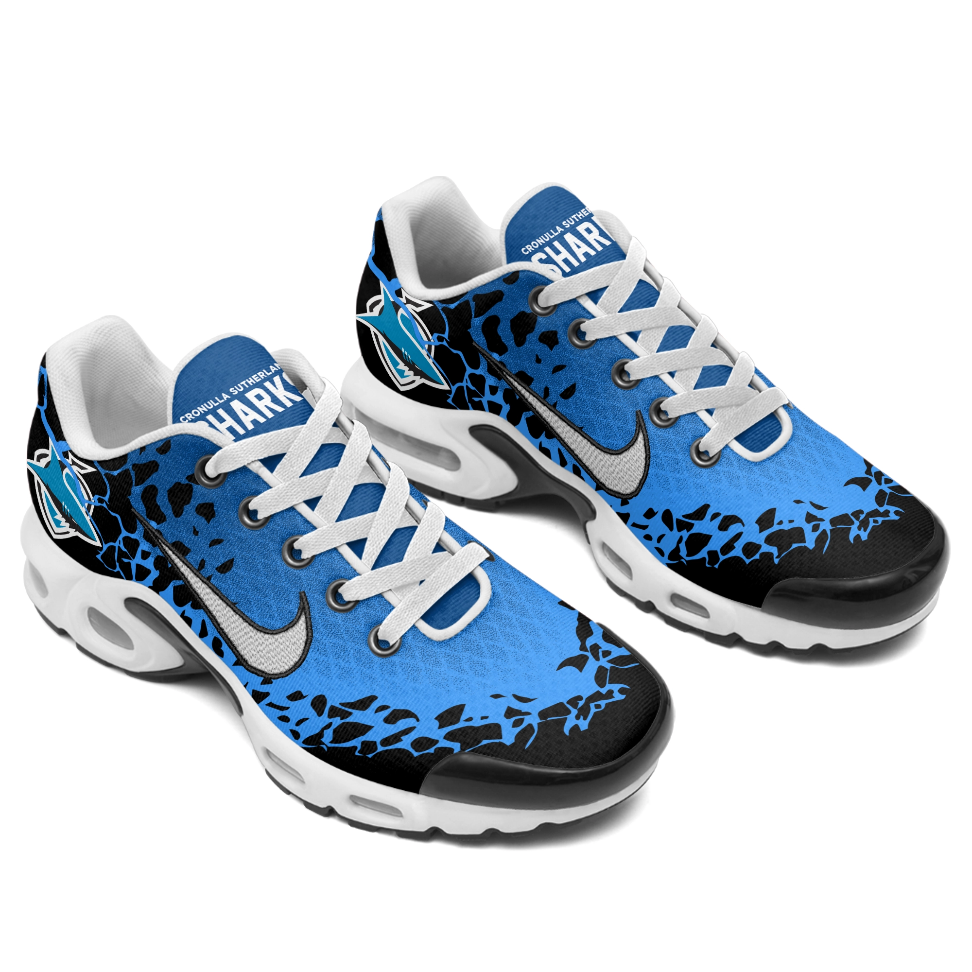 Cronulla-Sutherland Sharks Sports Air Max Plus Sneakers For Men And Women Cronulla-Sutherland Sharks Sports Air Max Plus Sneakers For Men And Women