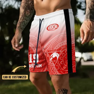 NRL Sydney Swans Personalized Short Pants Gift For Fans