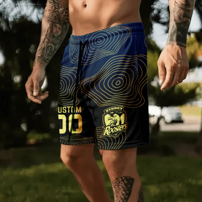 Sydney Roosters Personalized Short Pants Gift For Fans