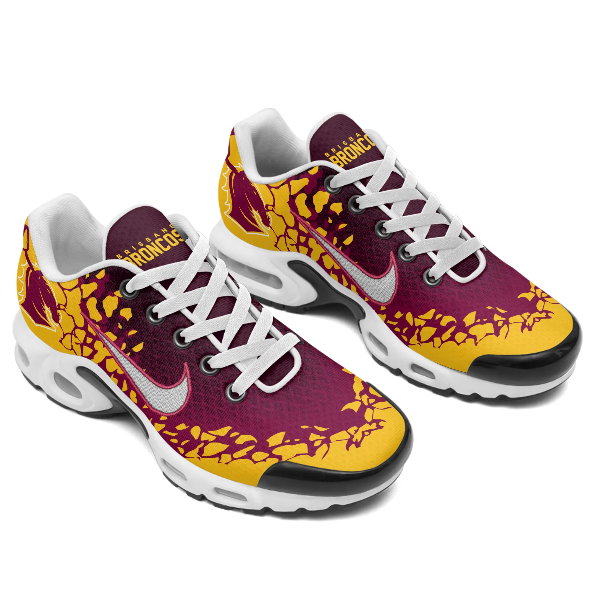 Brisbane Broncos Sports Air Max Plus Sneakers For Men And Women Brisbane Broncos Sports Air Max Plus Sneakers For Men And Women