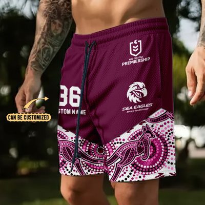 Manly Warringah Sea Eagles Personalized Short Pants Gift For Fans