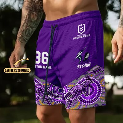 Melbourne Storm Personalized Short Pants Gift For Fans