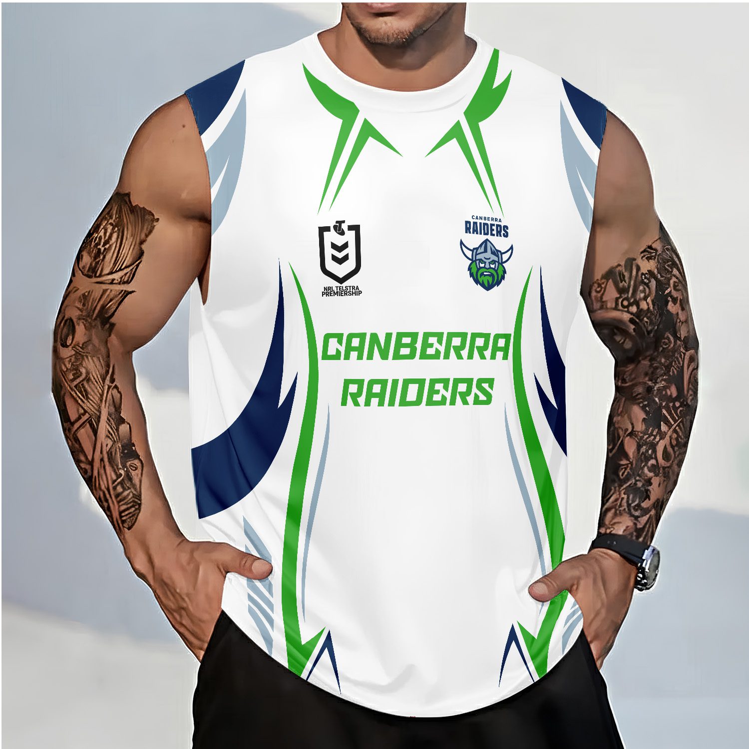 Canberra Raiders Personalized Tank Top Gift For Fans Canberra Raiders Personalized Tank Top Gift For Fans