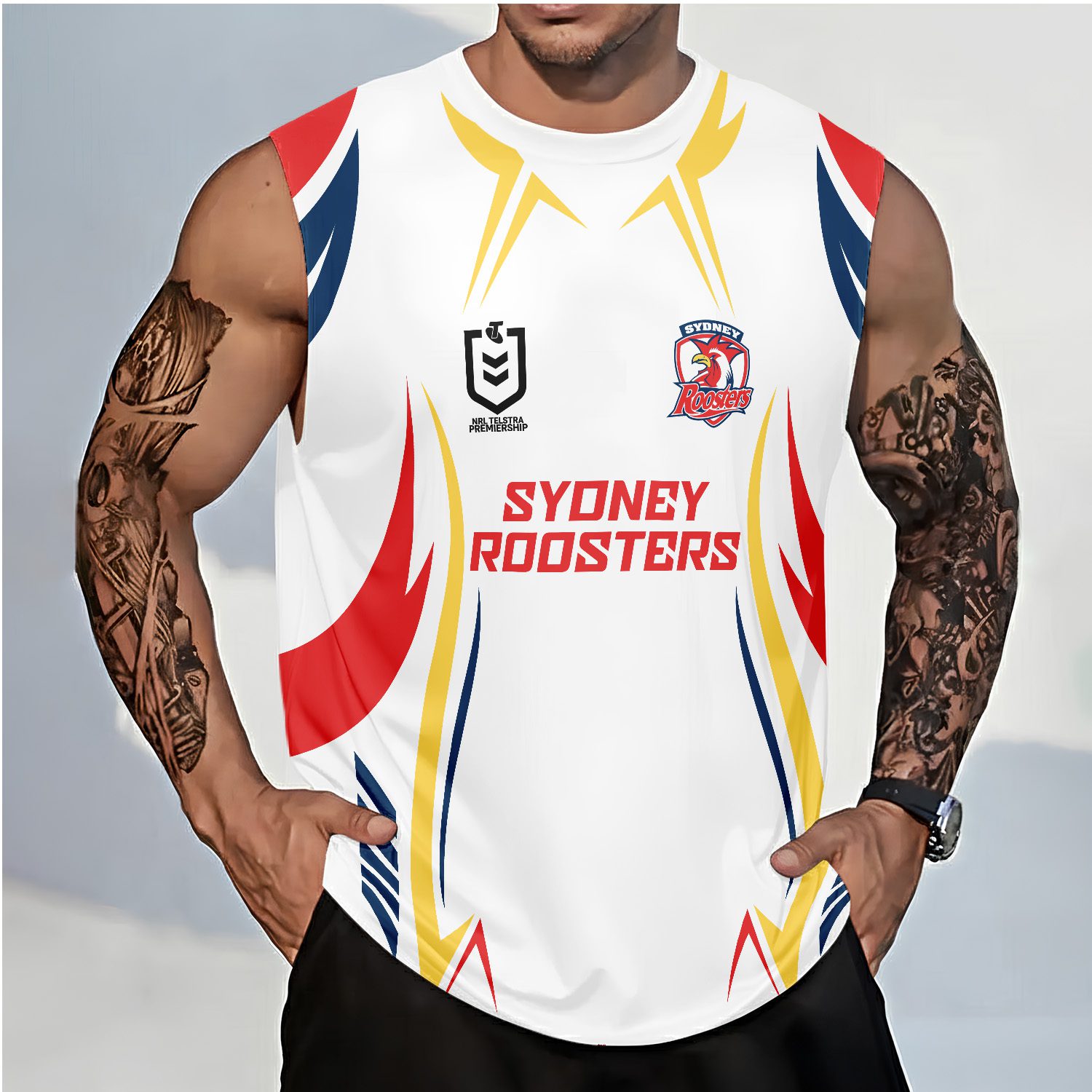 Sydney Roosters Personalized Tank Top Gift For Fans Sydney Roosters Personalized Tank Top Gift For Fans