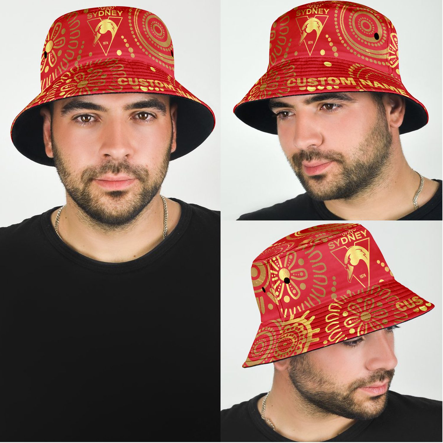 Sydney Swans Sports Personalized Bucket Hat Gift For Fans Sydney Swans Sports Personalized Bucket Hat Gift For Fans