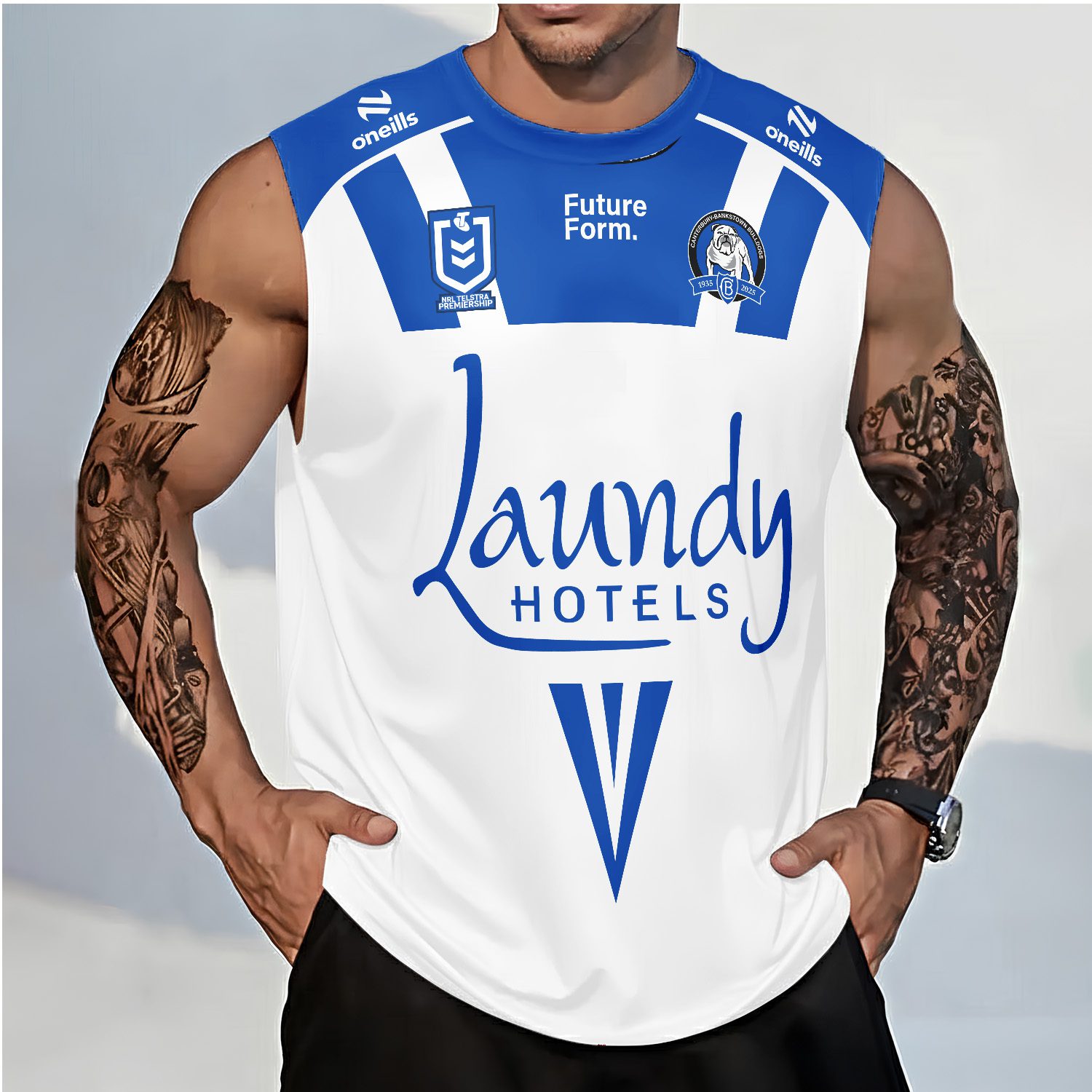 Canterbury-Bankstown Bulldogs Personalized Tank Top Gift For Fans Canterbury-Bankstown Bulldogs Personalized Tank Top Gift For Fans