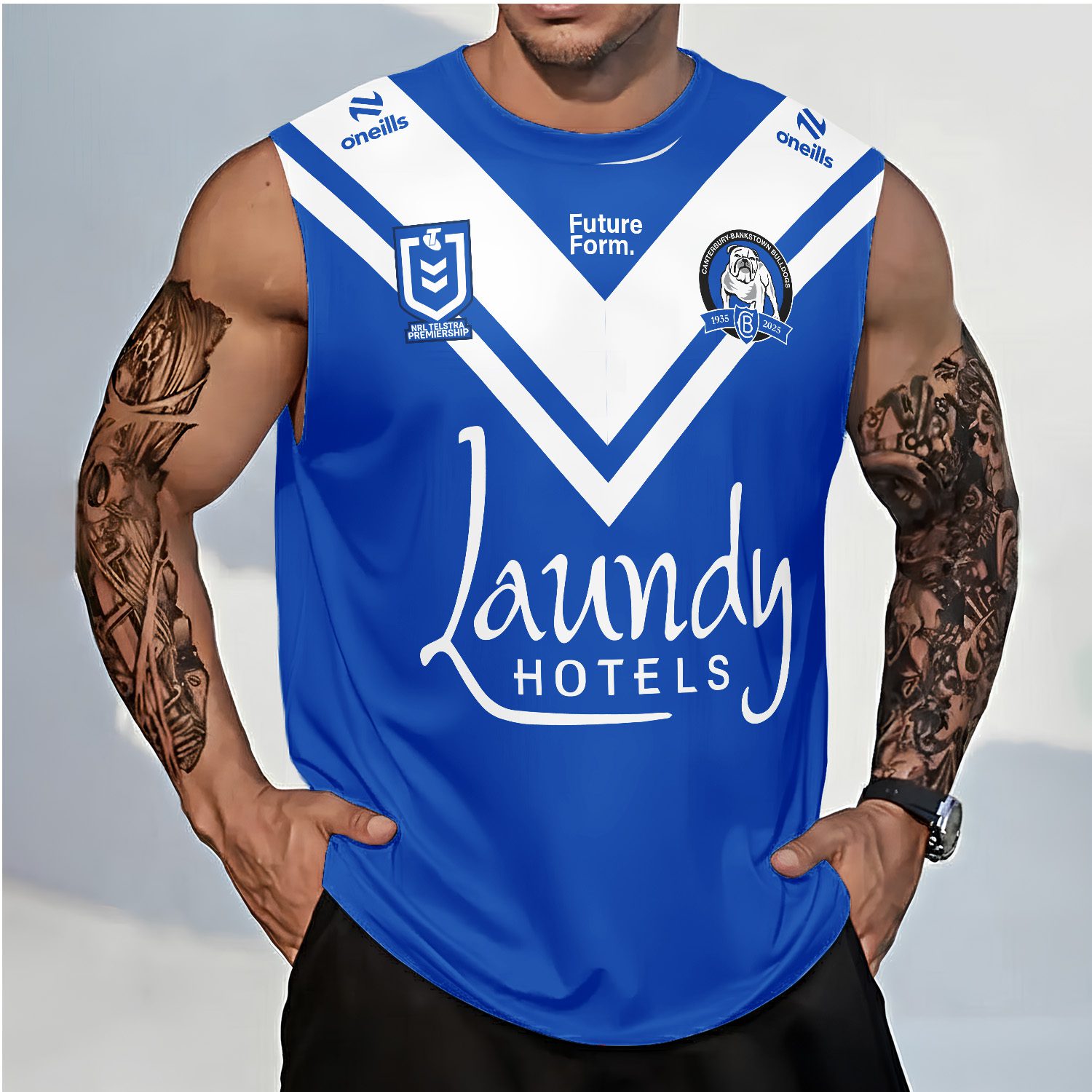 Canterbury-Bankstown Bulldogs Personalized Tank Top Gift For Fans Canterbury-Bankstown Bulldogs Personalized Tank Top Gift For Fans