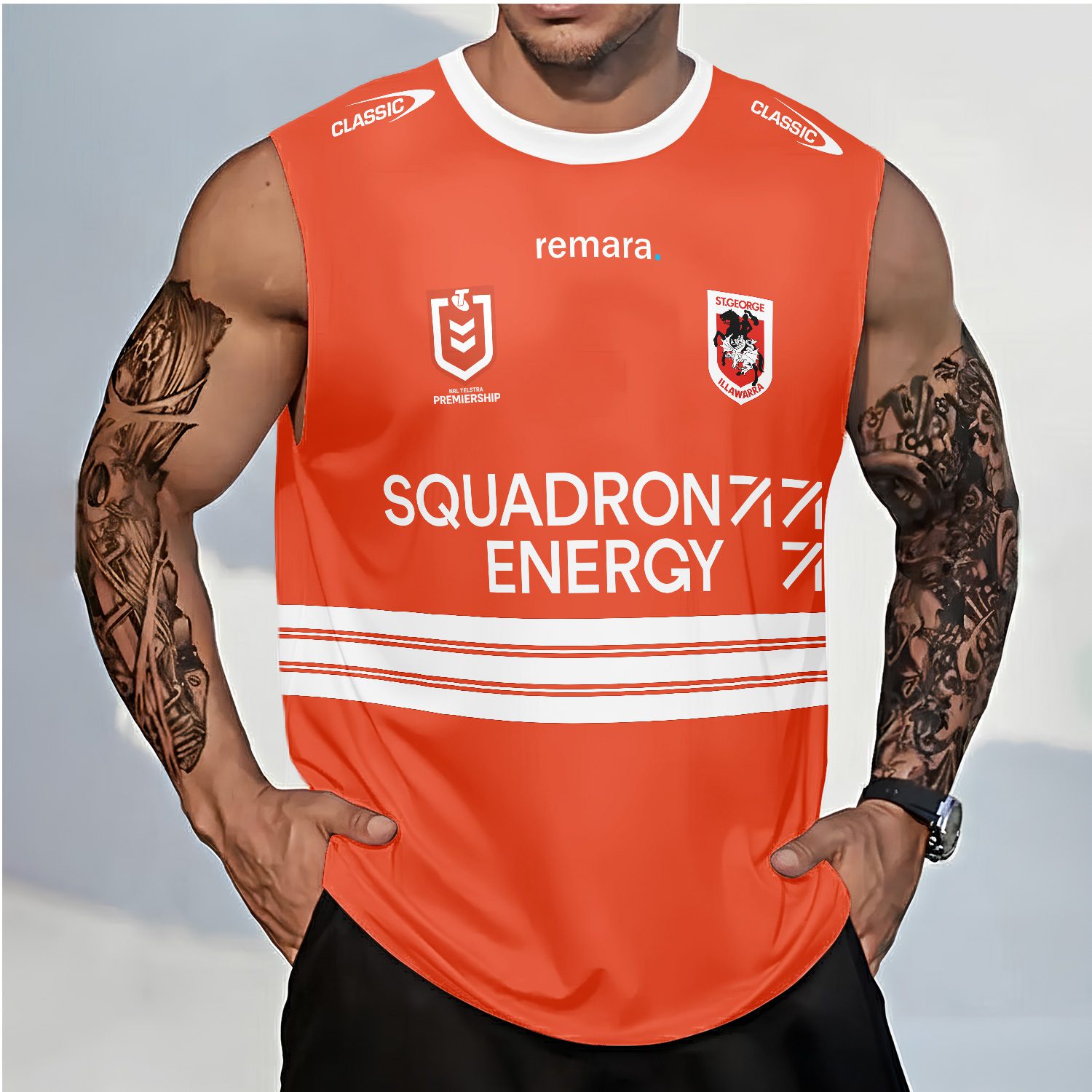 St. George Illawarra Dragons Personalized Tank Top Gift For Fans St. George Illawarra Dragons Personalized Tank Top Gift For Fans