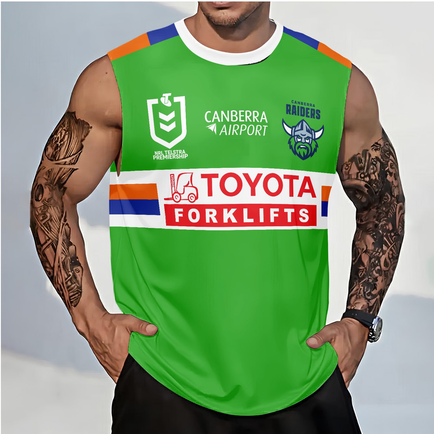 Canberra Raiders Personalized Tank Top Gift For Fans Canberra Raiders Personalized Tank Top Gift For Fans