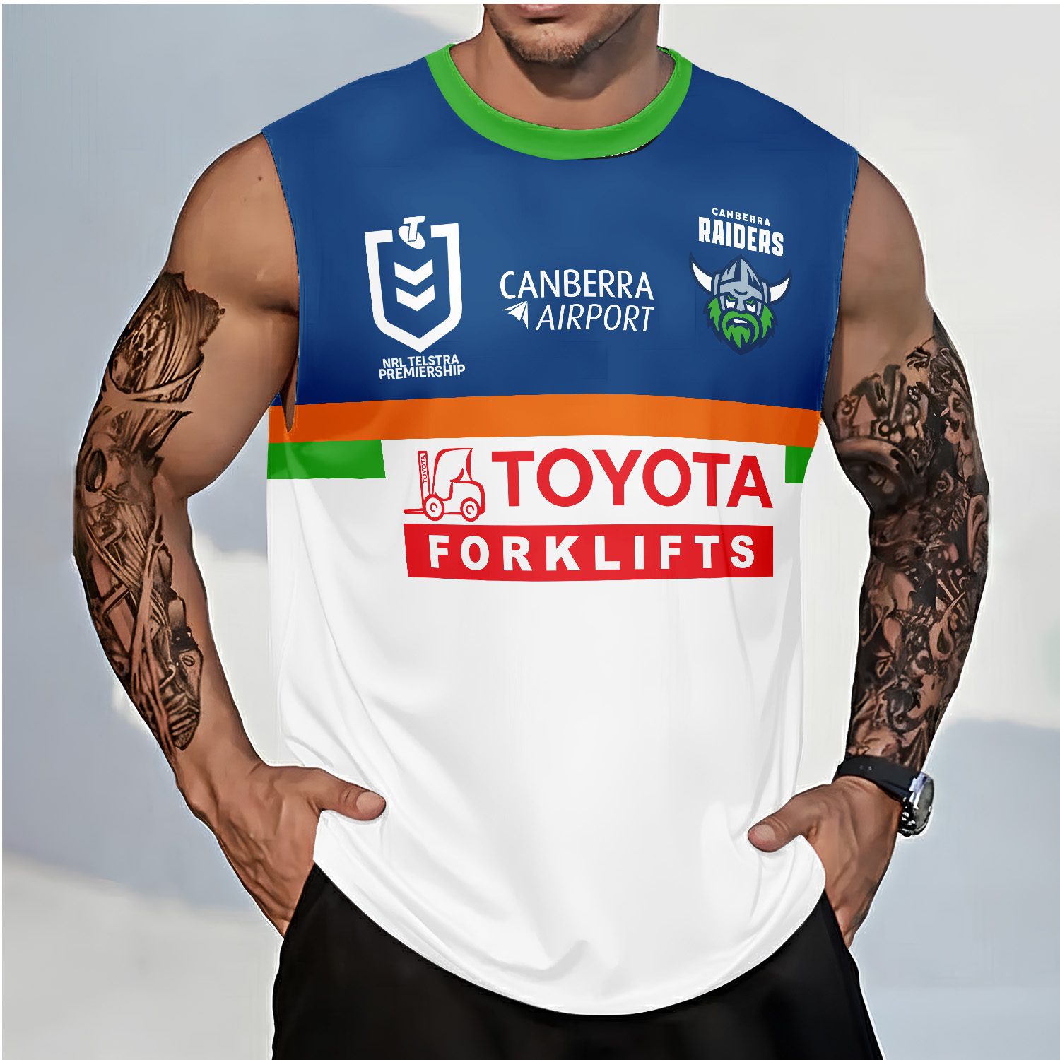 Canberra Raiders Personalized Tank Top Gift For Fans Canberra Raiders Personalized Tank Top Gift For Fans