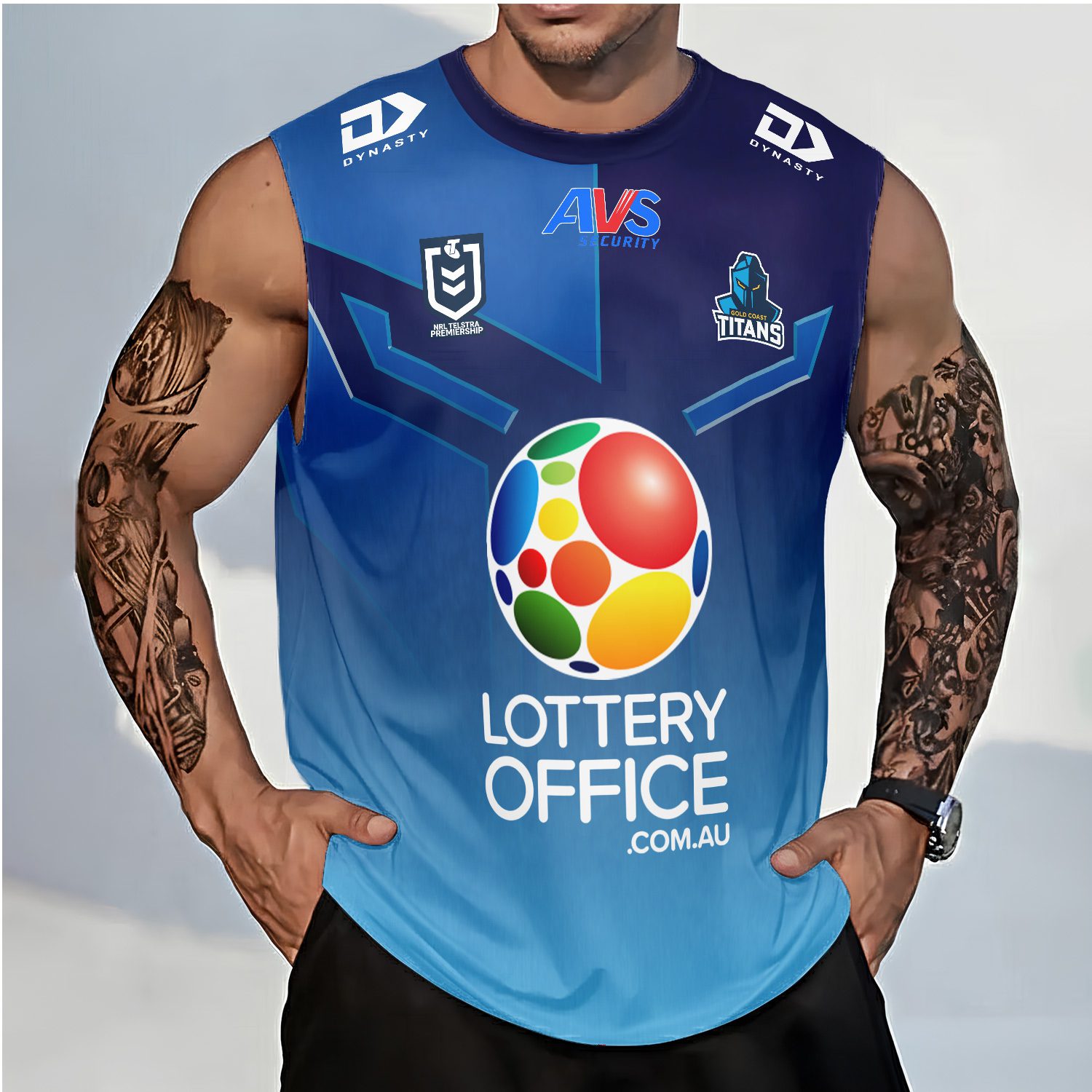 Gold Coast Titans Personalized Tank Top Gift For Fans Gold Coast Titans Personalized Tank Top Gift For Fans