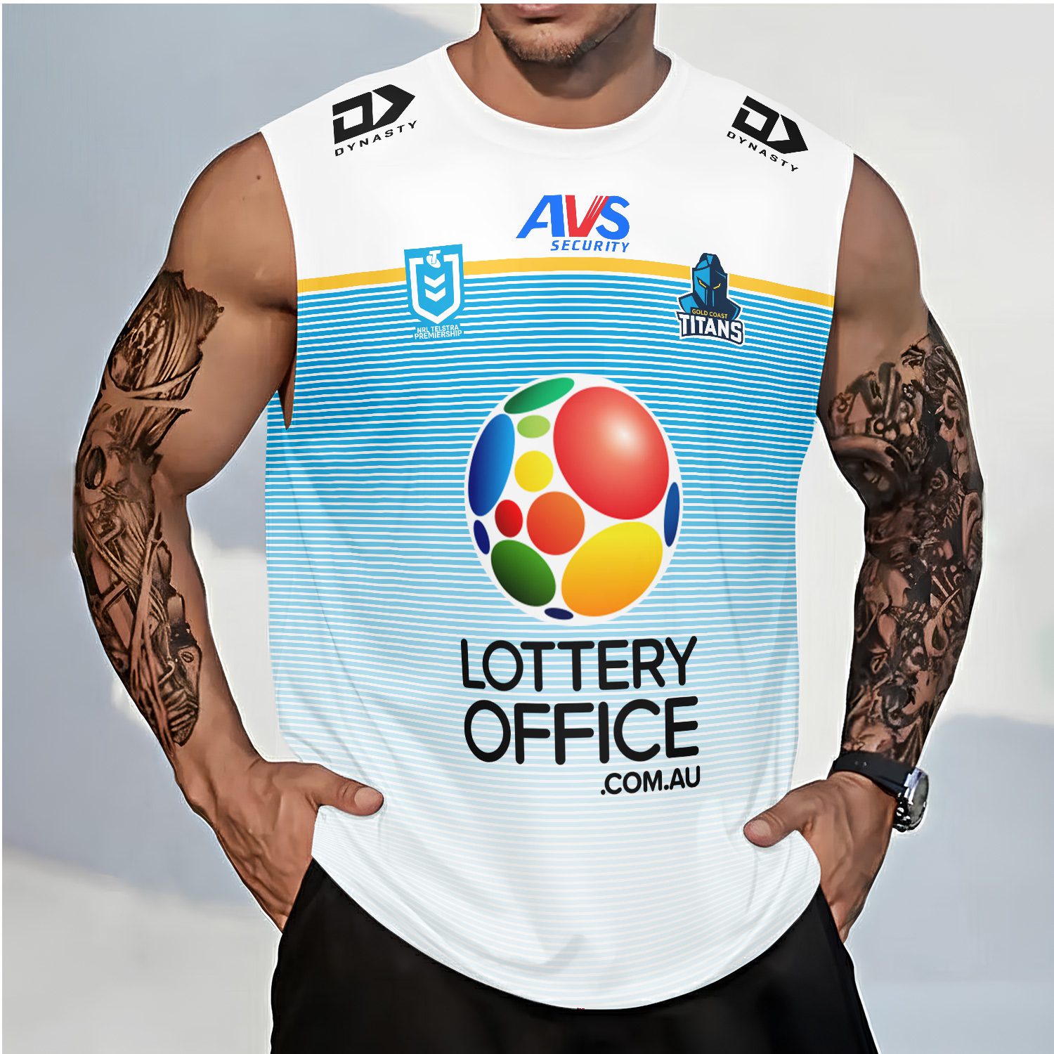 Gold Coast Titans Personalized Tank Top Gift For Fans Gold Coast Titans Personalized Tank Top Gift For Fans