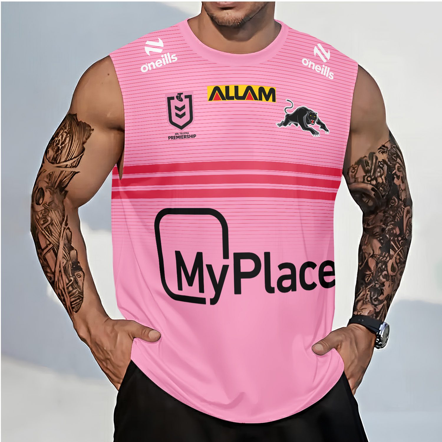 Penrith Panthers Personalized Tank Top Gift For Fans Penrith Panthers Personalized Tank Top Gift For Fans