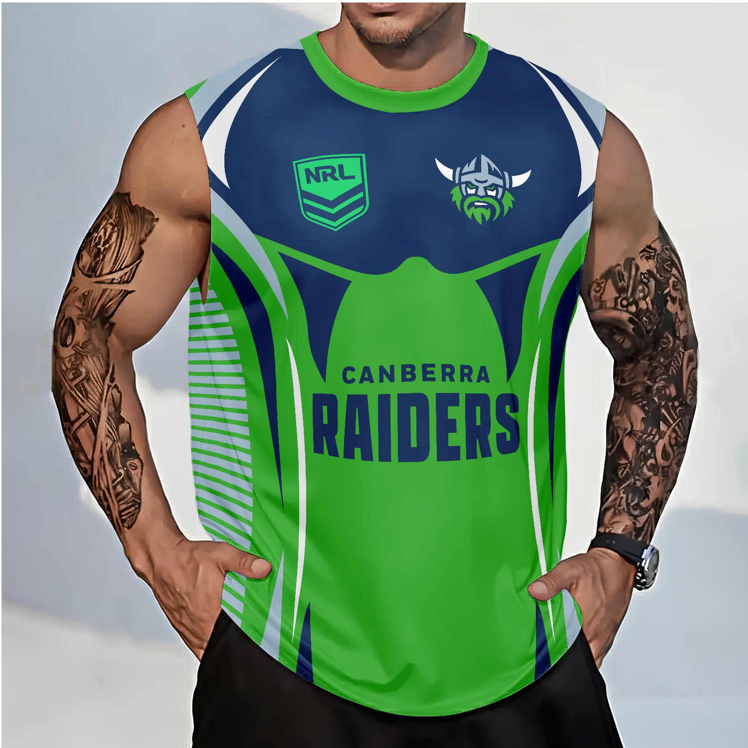Canberra Raiders Personalized Tank Top Gift For Fans Canberra Raiders Personalized Tank Top Gift For Fans
