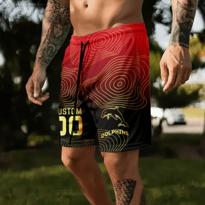 Dolphins Personalized Short Pants Gift For Fans