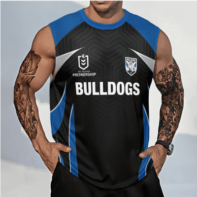 Canterbury-Bankstown Bulldogs Personalized Tank Top Gift For Fans