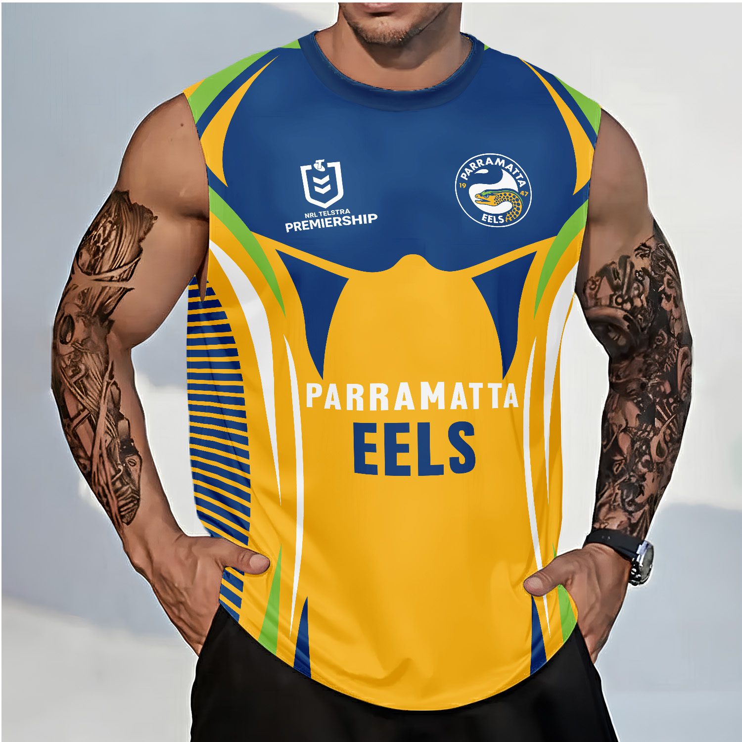 Parramatta Eels Personalized Tank Top Gift For Fans Parramatta Eels Personalized Tank Top Gift For Fans