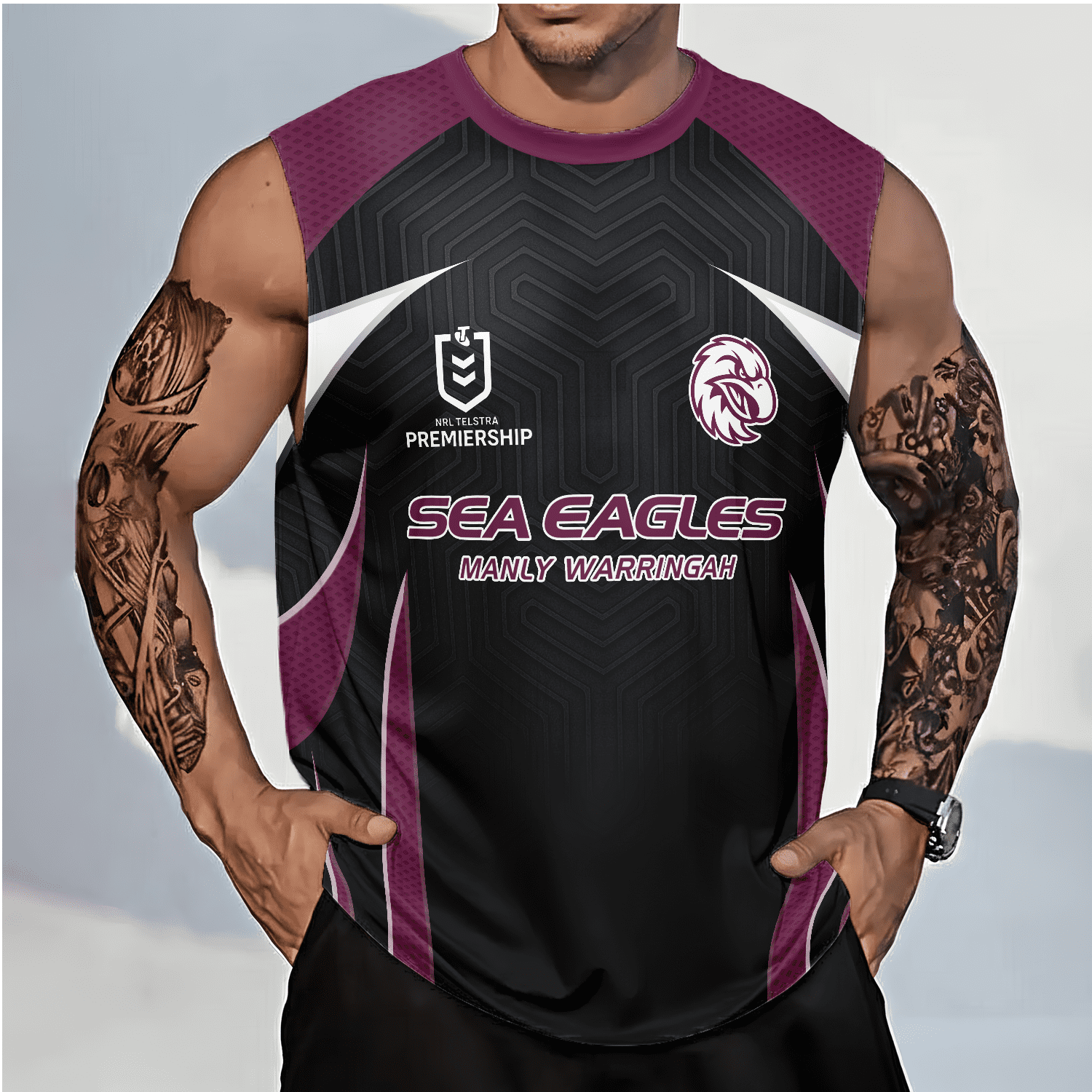 Manly Warringah Sea Eagles Personalized Tank Top Gift For Fans Manly Warringah Sea Eagles Personalized Tank Top Gift For Fans