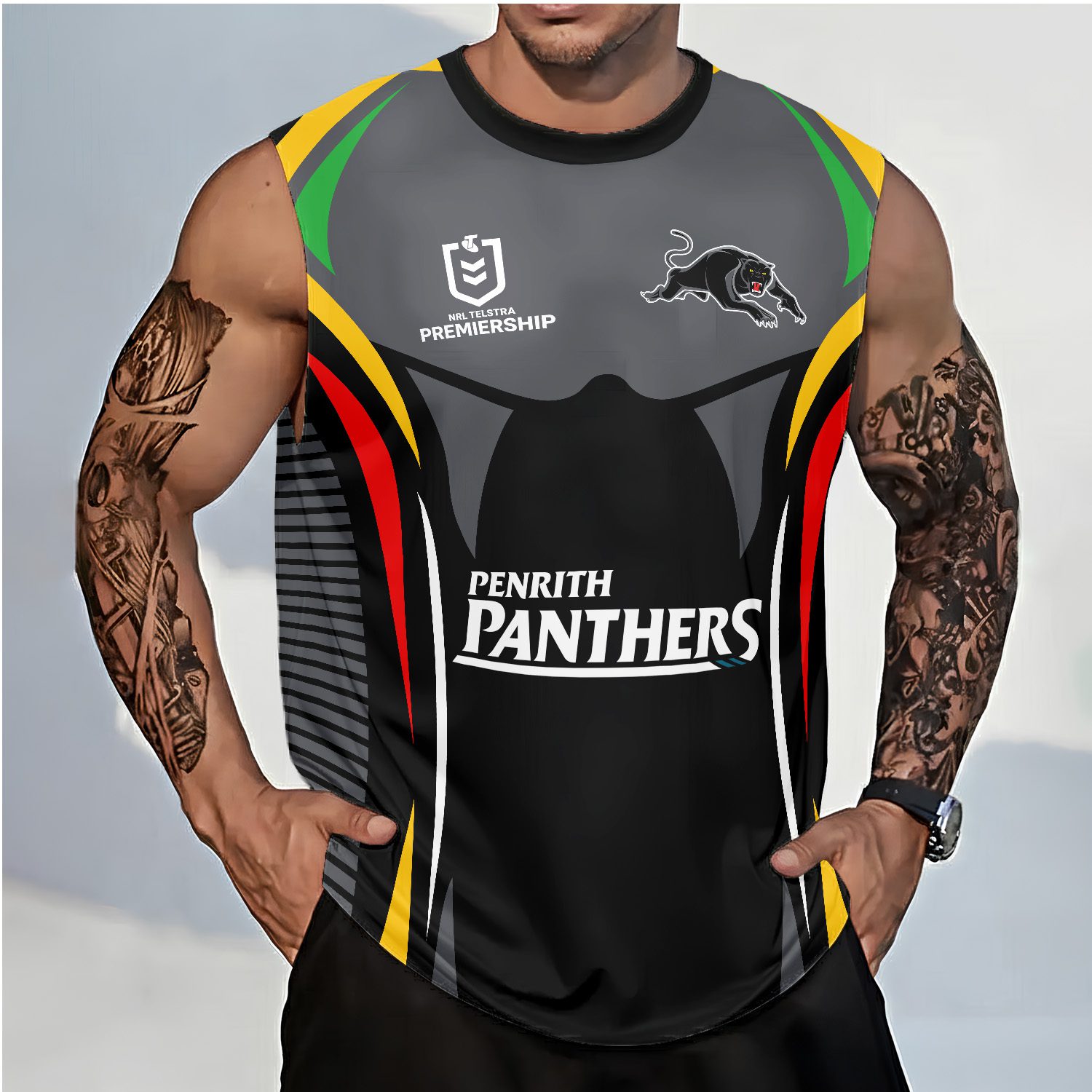 Penrith Panthers Personalized Tank Top Gift For Fans Penrith Panthers Personalized Tank Top Gift For Fans